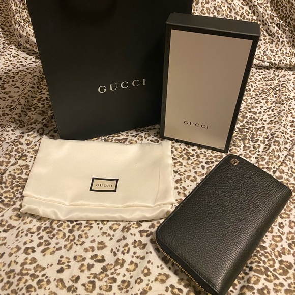 Gucci black zip wallet - Picture 3 of 9